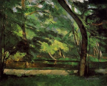 El Etang des Soeurs en el bosque de Osny Paul Cezanne Pinturas al óleo